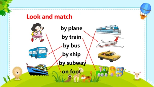 Unit 2 Ways to go to school Review  课件(共34张PPT)