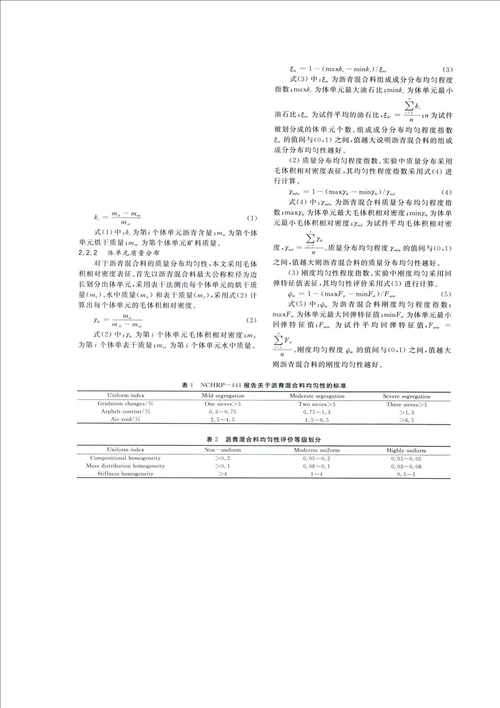 基于多指标的沥青混合料均匀性评价方法研究