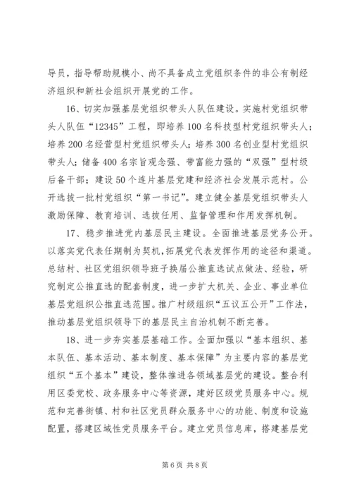 全区组织工作要点.docx