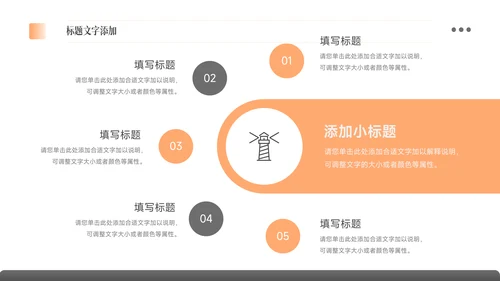 橙色简洁双色大气企业文化培训PPT模板