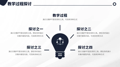 黑白色教育培训教学课件上课公开课讲课微课说课比赛大赛汇报述职PPT模板