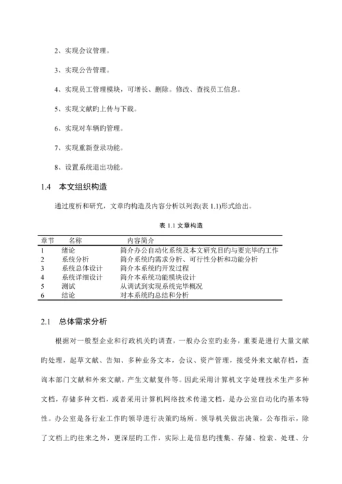 网络办公系统的设计与实现.docx