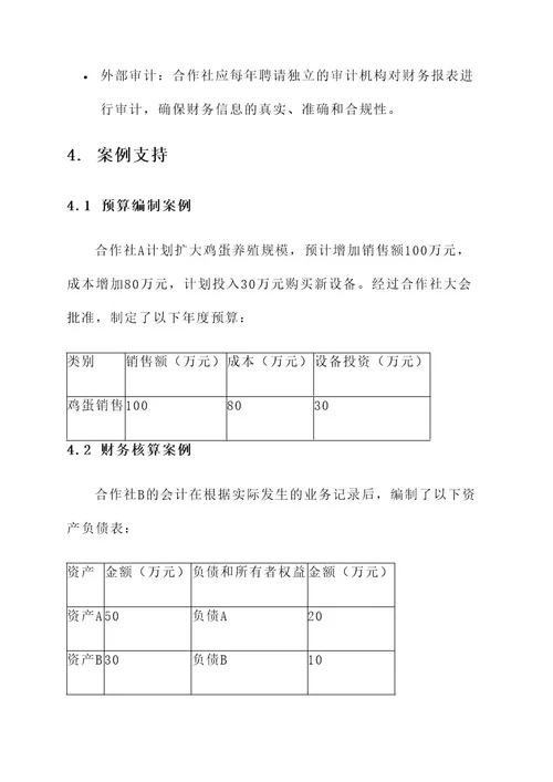 合作社财务规范管理方案