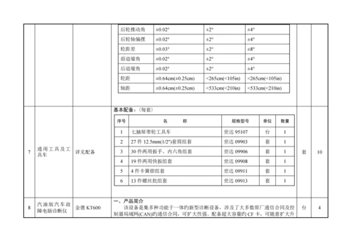 教育部重点标准汽车整车实训室配置专题方案高职.docx