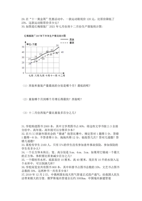 六年级小升初数学解决问题50道附答案（a卷）.docx