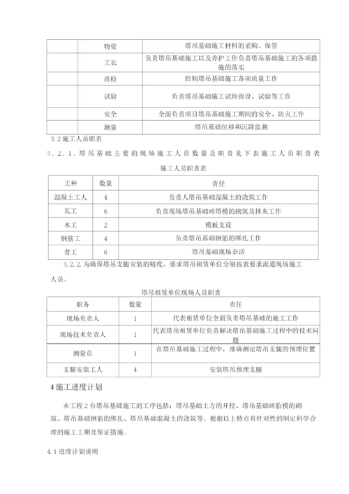 塔吊基础施工方案8.docx