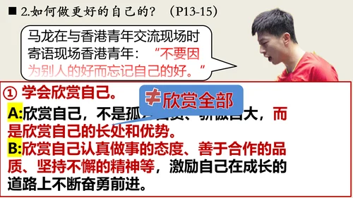 2.2 做更好的自己 课件(共21张PPT)