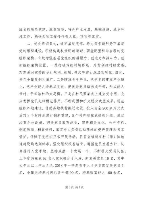 乡镇抓党建促脱贫攻坚情况汇报.docx