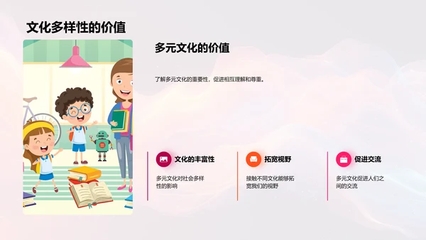 地理与风俗学习PPT模板