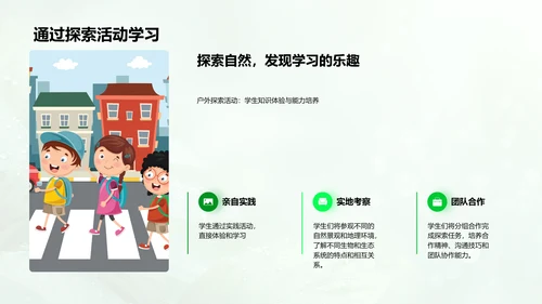 户外活动讲解PPT模板
