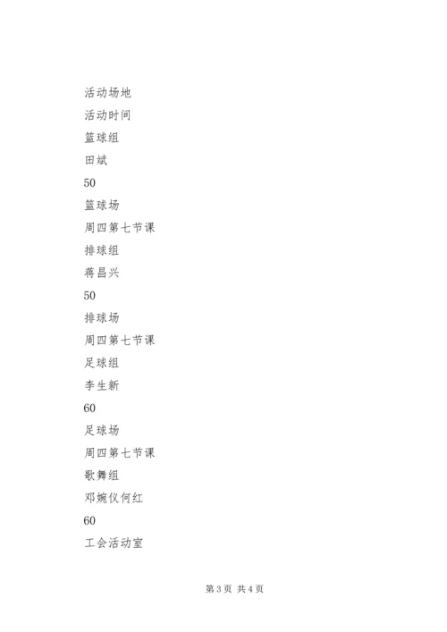 第二课堂工作计划 (2).docx