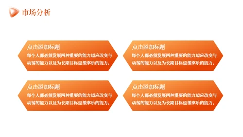 橙色商业计划书通用PPT模板