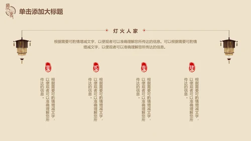 古典风中国历史文学鉴赏通用PPT模板