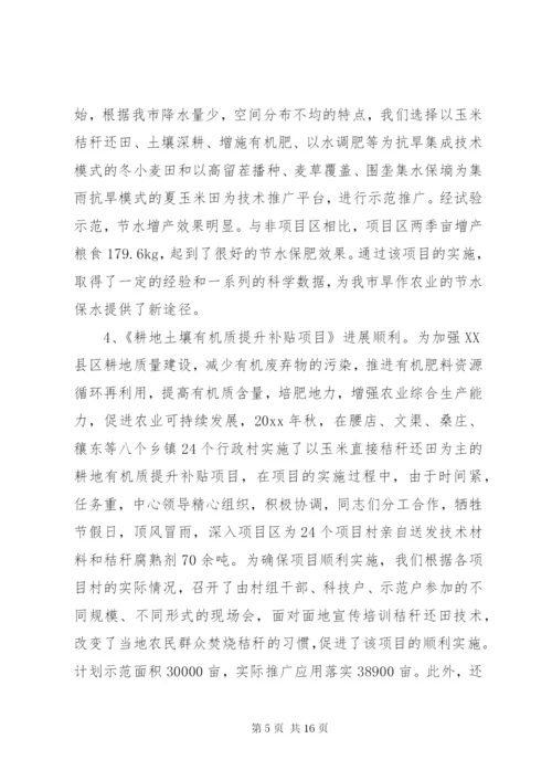 市农技中心工作总结范文.docx