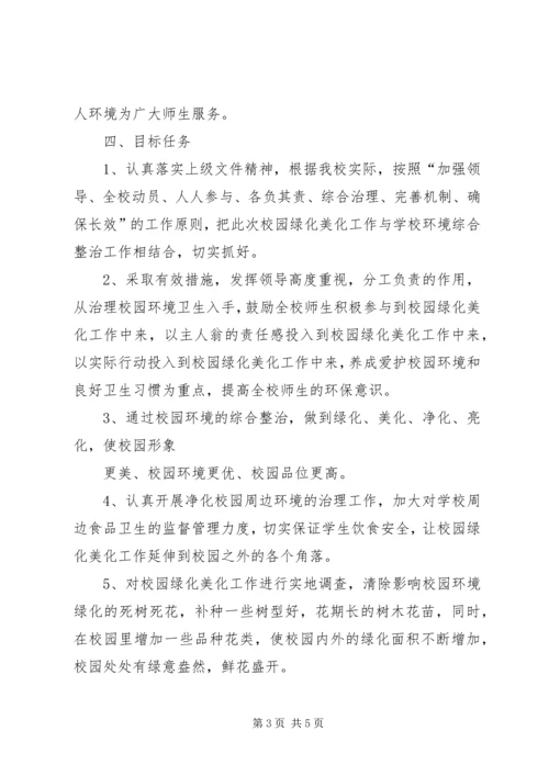 学校园绿化美化工作实施方案.docx