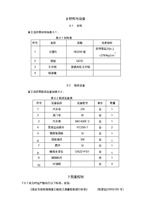 移动贝雷桁架施工铁路客运专线