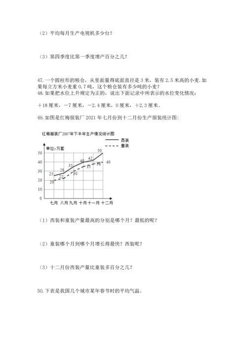 六年级小升初数学应用题50道带解析答案.docx