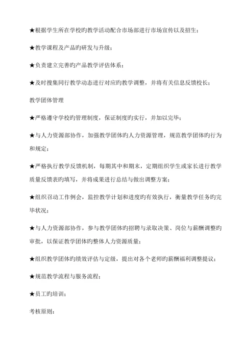 培训学校各岗位职责.docx