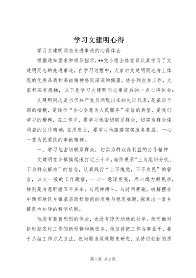 学习文建明心得 (4).docx