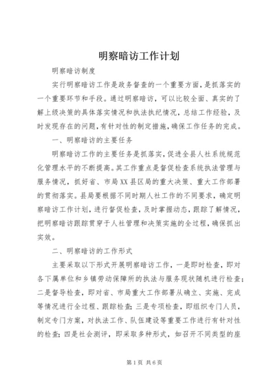 明察暗访工作计划 (3).docx