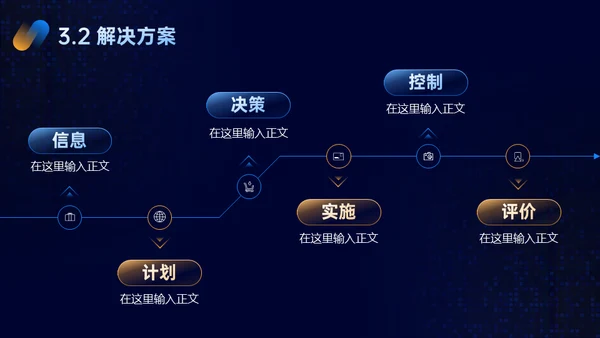 光线科技风毕业答辩通用PPT模板