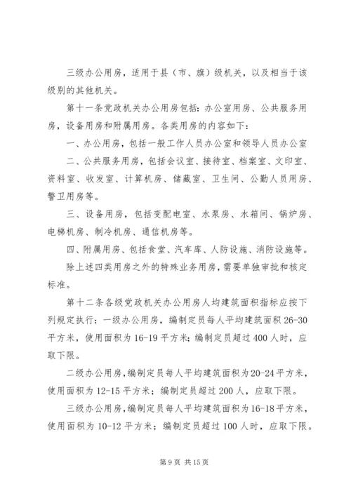 第一篇：关于党政机关办公用房清理的自查报告.docx