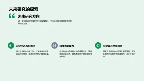 农学博士答辩报告PPT模板