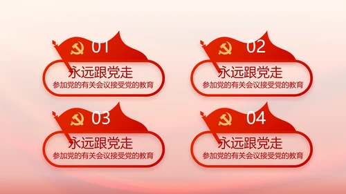 党支部党员大会工作总结汇报动态PPT