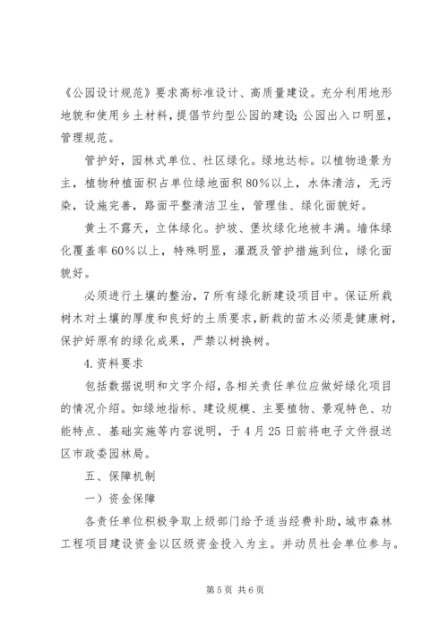 森林工程规划建设安排意见.docx