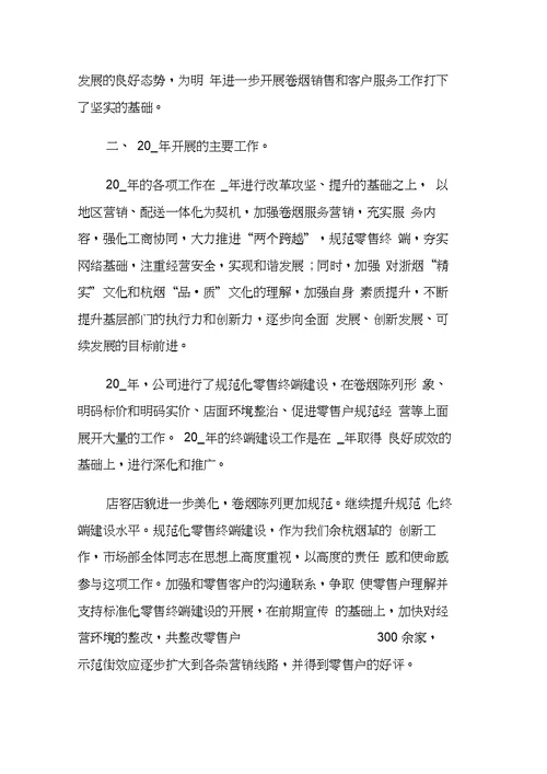 销售员个人工作总结2020优秀范文