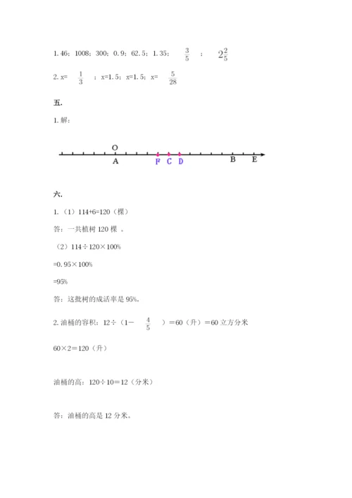 最新西师大版小升初数学模拟试卷含答案【考试直接用】.docx