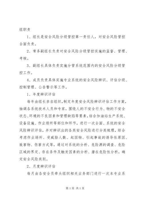 XX公司安全风险分级管控管理制度.docx