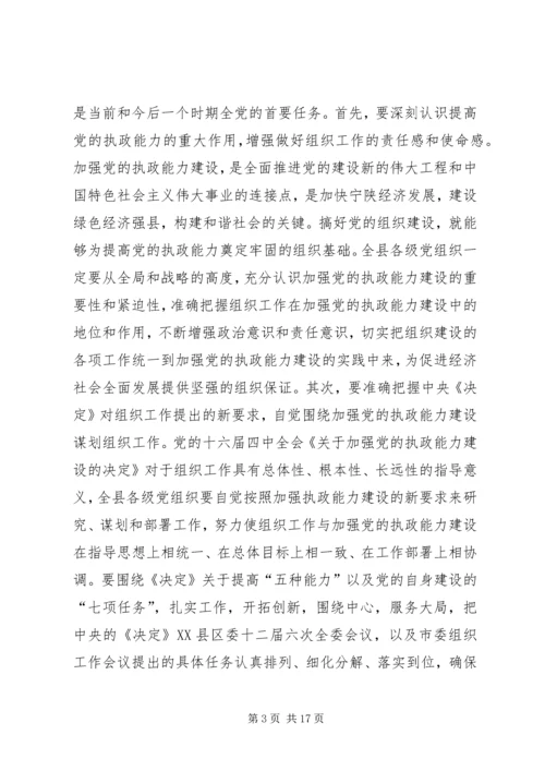 区领导在全县组织工作会议上的讲话 (2).docx