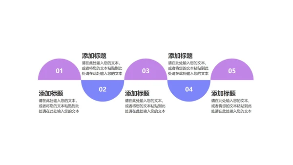 紫色扁平风电脑商务总结汇报PPT模板