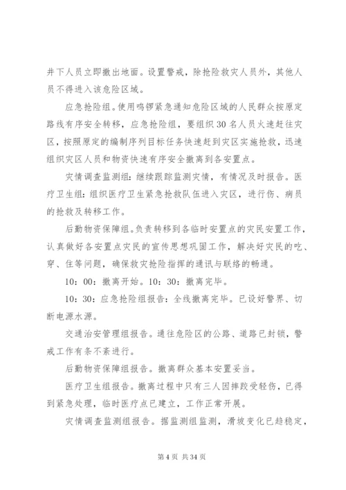 地质灾害事故应急演练方案.docx