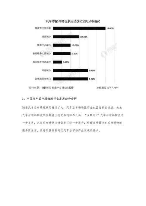 中国汽车后市场物流行业市场现状及发展趋势分析-供应链效率进一-步提升.docx