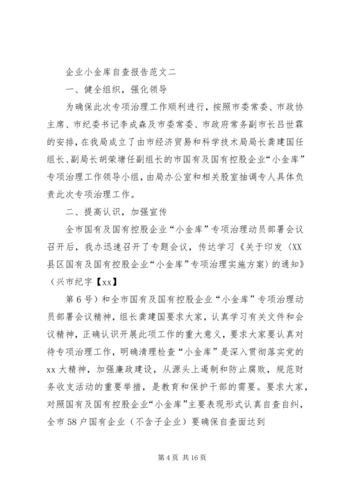 学校小金库的自查报告.docx