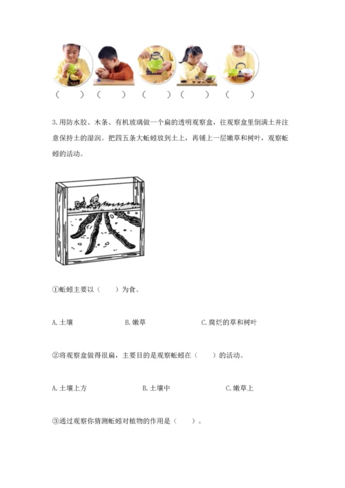 教科版科学二年级上册《期末测试卷》精品【实用】.docx