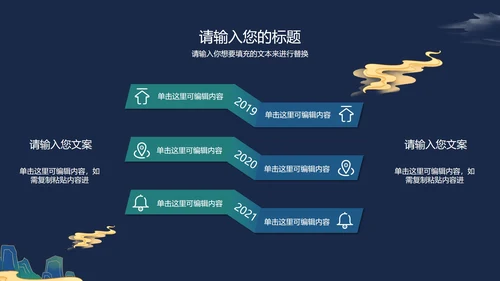 七夕古风国潮ppt模板