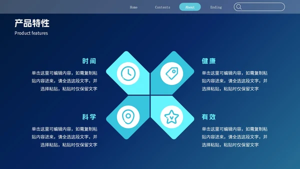 精品元素医学研究报告PPT模板