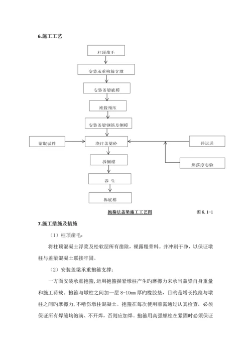 凤鸣湖桥墩抱箍法盖梁综合施工专题方案.docx