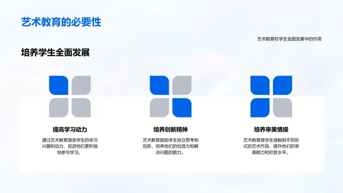 推动艺术教育