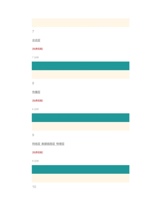 2023年网络工程师和网络安全视频课程完整版.docx