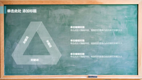 教室黑板学校教学课堂通用PPT课件模板