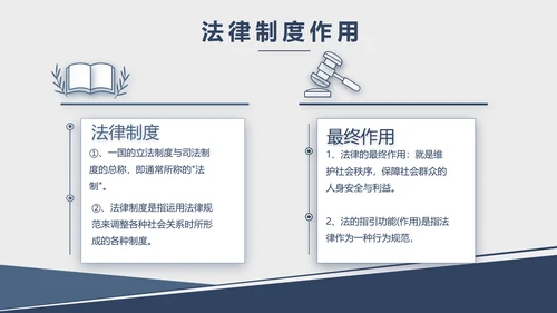 蓝色大气法律法学宣传工作汇报PPT动态模板