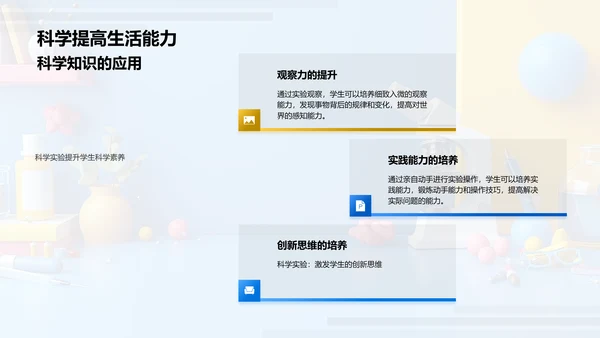 科学实验探索PPT模板