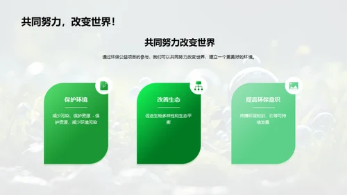 环保公益：大家的行动