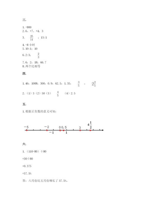 最新苏教版小升初数学模拟试卷（名师推荐）.docx