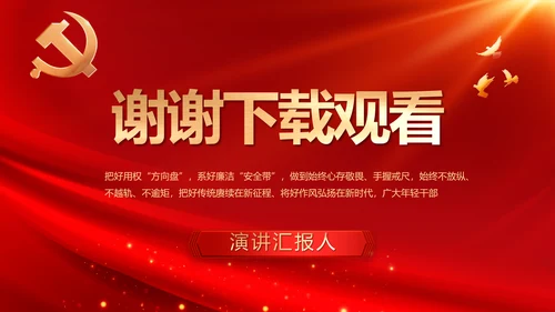 党支部党支部大会年终工作总结PPT