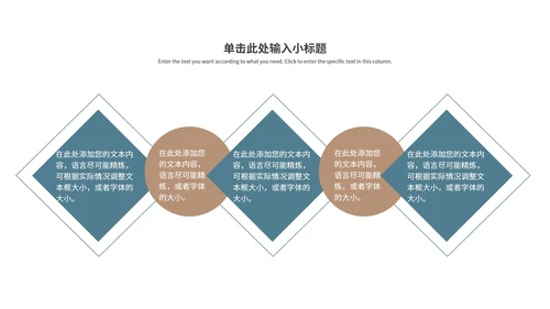蓝色简约风职业规划PPT模板